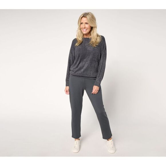 Barefoot Dreams Jackets & Blazers - Barefoot Dreams Women's Set Sz S Tall CozyChic Lite Pullover & Gray A657446